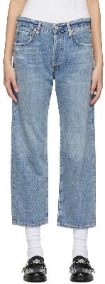 Citizens of Humanity Blue Emery Crop Jeans