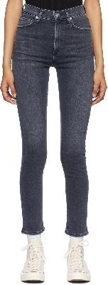 Citizens of Humanity Black Olivia High Rise Slim Jeans