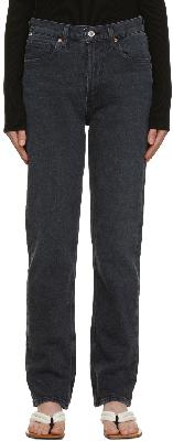 Citizens of Humanity Black High Rise Stovepipe Daphne Jeans