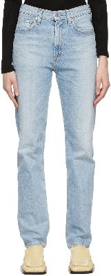Citizens of Humanity Blue Daphne Straight Jeans