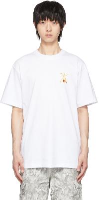 Clot White Cotton T-Shirt