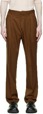 CMMN SWDN SSENSE Exclusive Brown Trousers