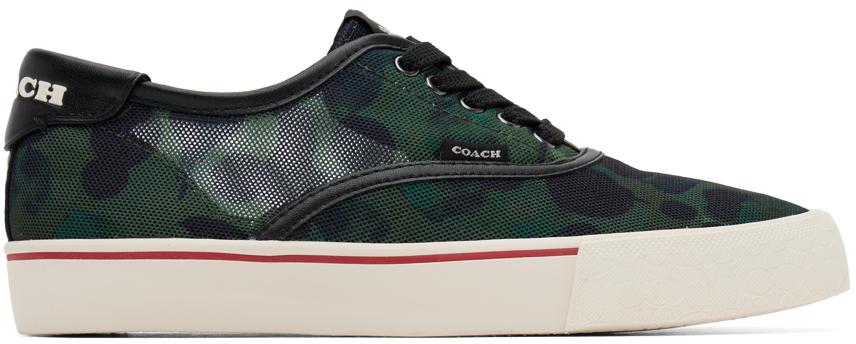 Coach 1941 Green Lace-Up Skate Shoes