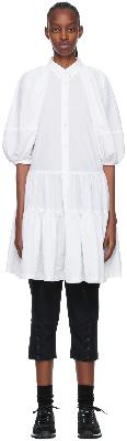 Comme des Garçons Comme des Garçons White Polyester Midi Dress