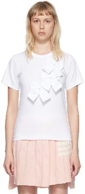 Comme des Garçons Girl White Cotton T-Shirt