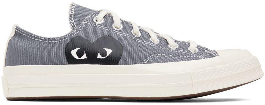 Comme des Garçons Play Gray Converse Edition Chuck 70 Sneakers