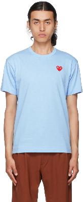 Comme des Garçons Play Blue Heart Patch T-Shirt