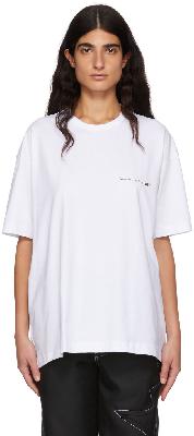 Comme des Garçons Shirt White Logo T-Shirt