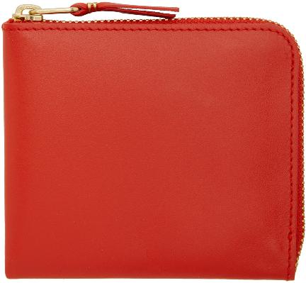Comme des Garçons Wallets Orange Classic Leather Line Wallet