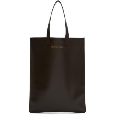 Comme des Garçons Wallets Brown Leather Classic Tote