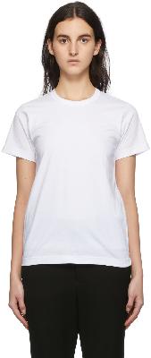 Comme des Garçons White Jersey Backless T-Shirt