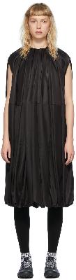 Comme des Garçons Black Polyester Midi Dress