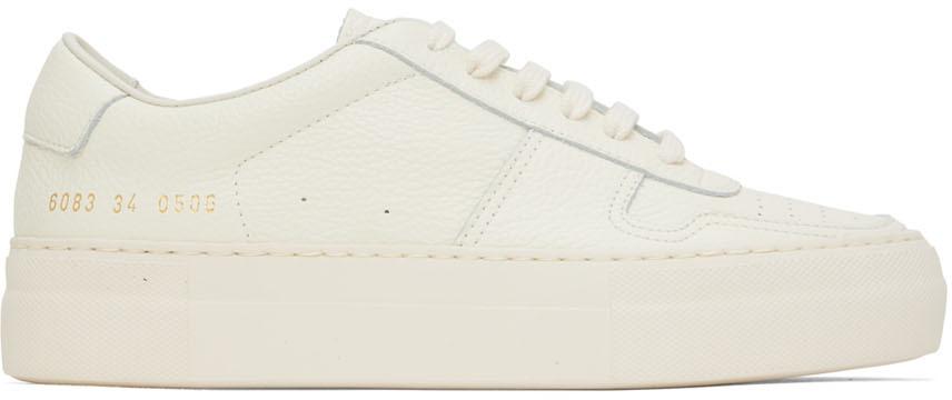 Common Projects White Summer Edition BBall Low Sneakers