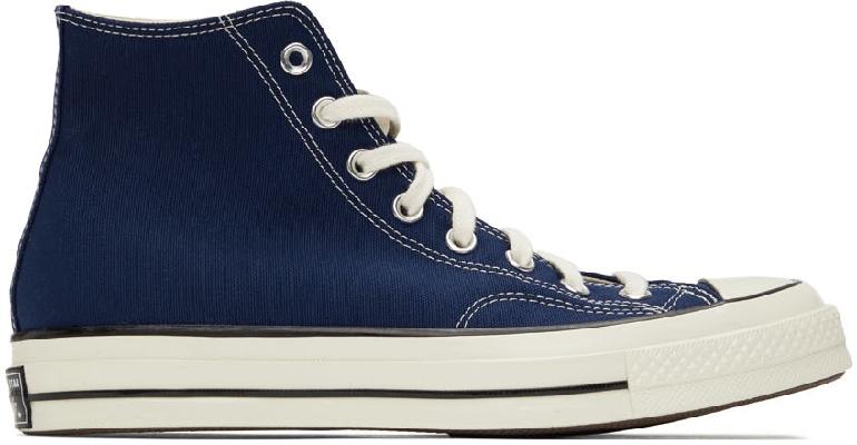 Converse Navy Recycled Chuck 70 Hi Sneakers