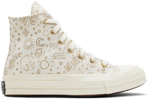 Converse White Golden Elements Chuck 70 Sneakers