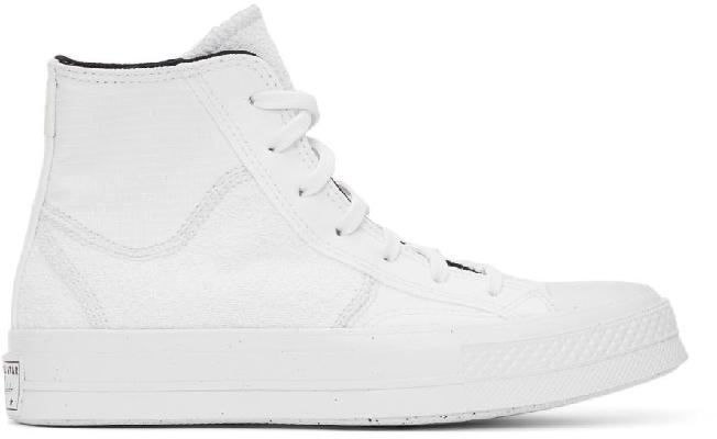 Converse White Renew Remix Chuck 70 Hi Sneakers