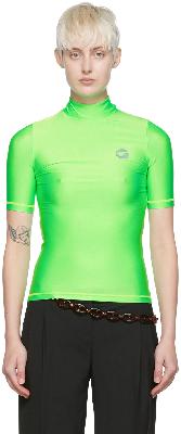 Coperni Green Nylon T-Shirt