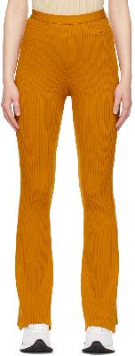 Courrèges Yellow Classic Knit Lounge Pants