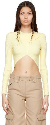 Courrèges Yellow Viscose Sweater