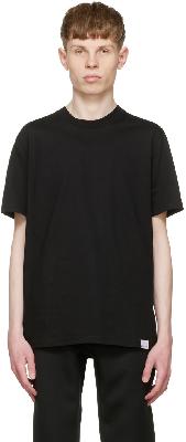 Courrèges Black Cotton T-Shirt