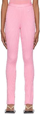 Courrèges Pink Rib Lounge Pants