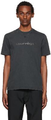 Courrèges Gray Printed T-Shirt