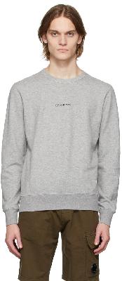C.P. Company Grey Logo Sweatshirt