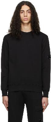 C.P. Company Black Diagonal Raised Sweatshirt