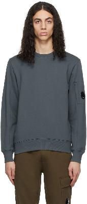 C.P. Company Grey Diagonal Raised Sweatshirt