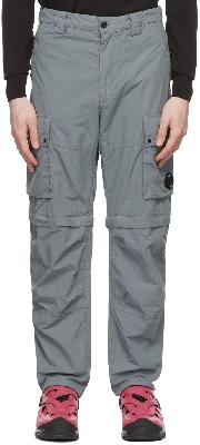 C.P. Company Grey Nylon Cargo Pants