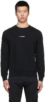 C.P. Company Black Light Fleece Logo Sweatshirt