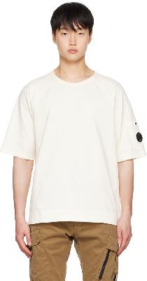 C.P. Company Off-White Cotton T-Shirt