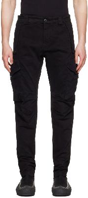 C.P. Company Black Slim-Fit Cargo Pants