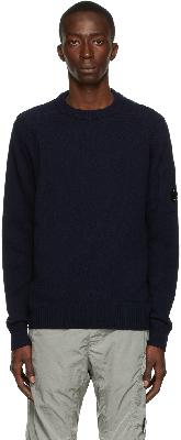 C.P. Company Navy Lambswool Sweater