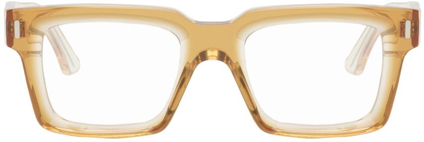Cutler And Gross Yellow 1386 Square Glasses