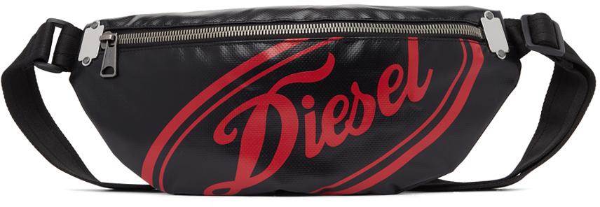 Diesel Black Orfei Waist Bag