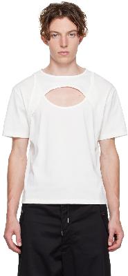 Dion Lee SSENSE Exclusive White T-Shirt
