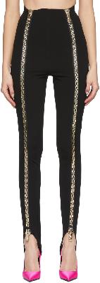 Dolce & Gabbana Black Stirrup Trousers
