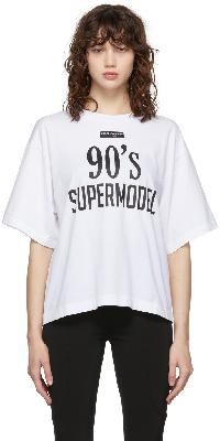 Dolce & Gabbana White '90s Supermodel' T-Shirt