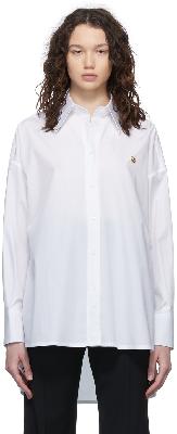 Dolce & Gabbana White Cotton DG Logo Shirt