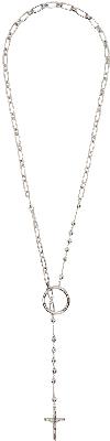Dolce & Gabbana Silver Rosary Necklace