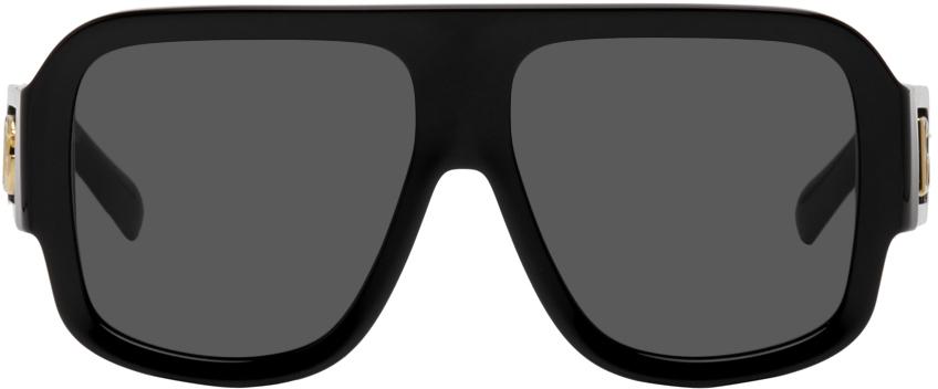 Dolce & Gabbana Black Mask Sunglasses