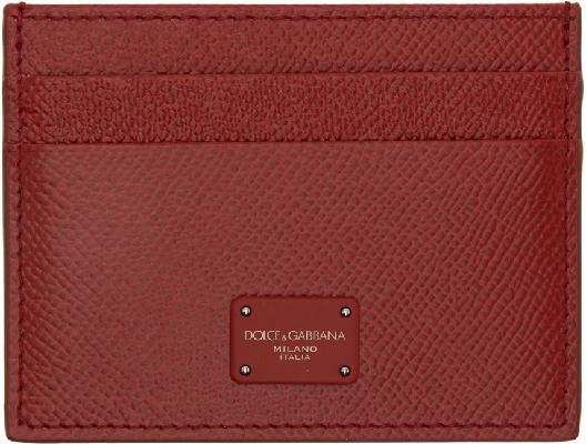 Dolce & Gabbana Red Dauphine Card Holder
