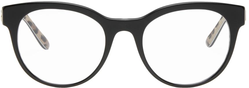 Dolce & Gabbana Black Leopard Glasses