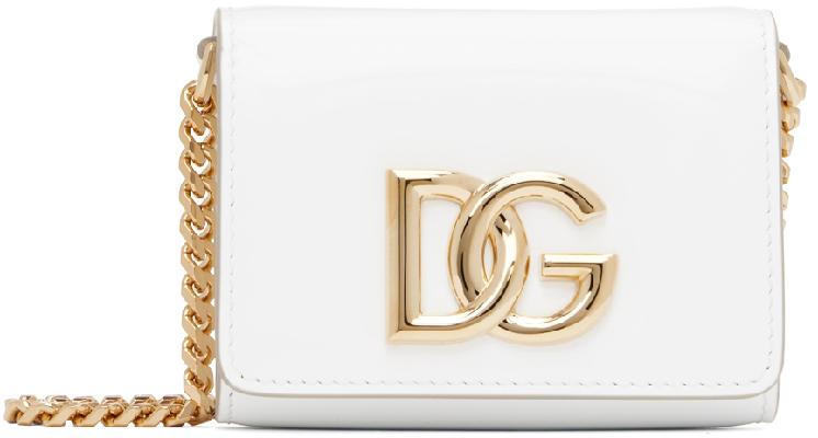 Dolce & Gabbana White Micro Shoulder Bag