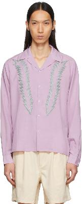 Double Rainbouu Purple Feather Shirt