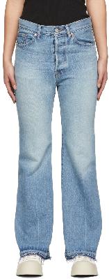 Doublet Blue Recycled Flared Jeans