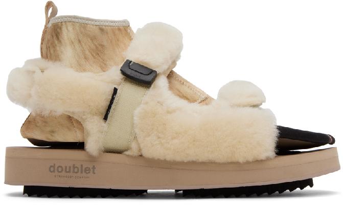 Doublet Off-White Suicoke Edition Animal Foot Layered Sandals