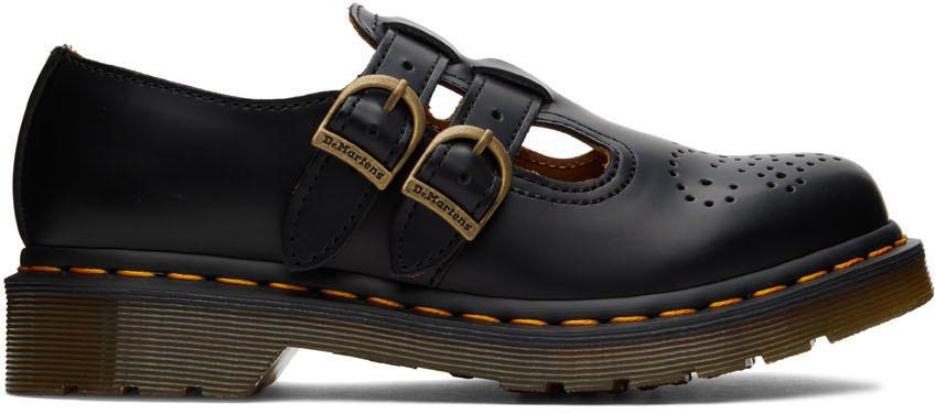 Dr. Martens Black Smooth 8065 Mary Jane Oxfords