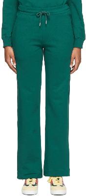 Dries Van Noten Green Terry Lounge Pants